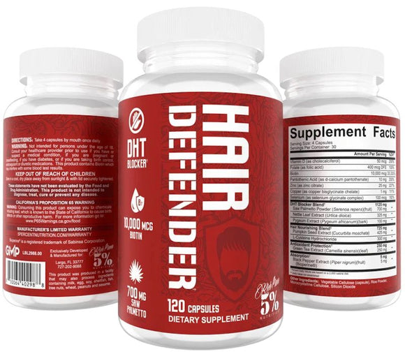 5% Nutrition Hair Defender Hair & Scalp Nutrient Support|Lowcostvitamin.com|Hair Vitamins