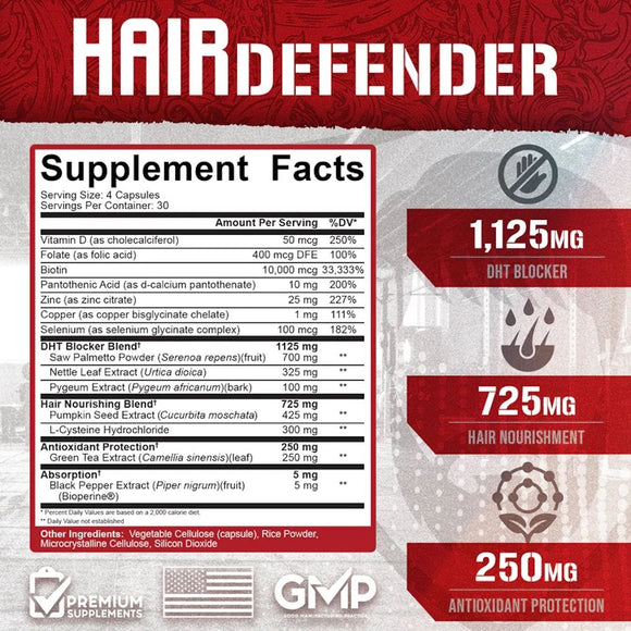 5% Nutrition Hair Defender Hair & Scalp Nutrient Support|Lowcostvitamin.com|Hair Vitamins