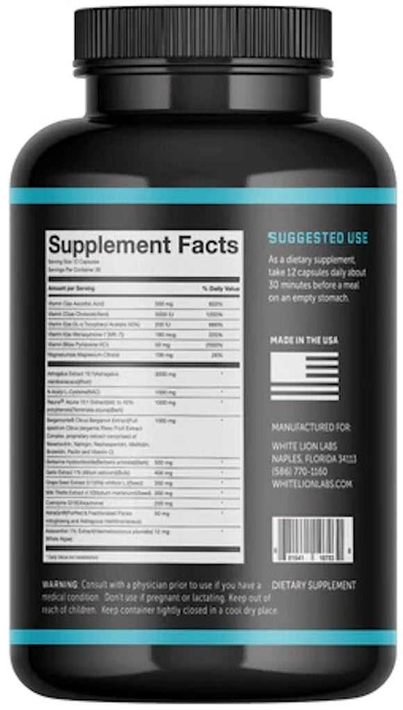 White Lion Labs Heart + Organ Support 360 Capsules