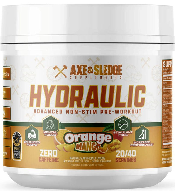 Axe & Sledge Hydraulic Pre-Workout 20/40 Servings Gummy Bears