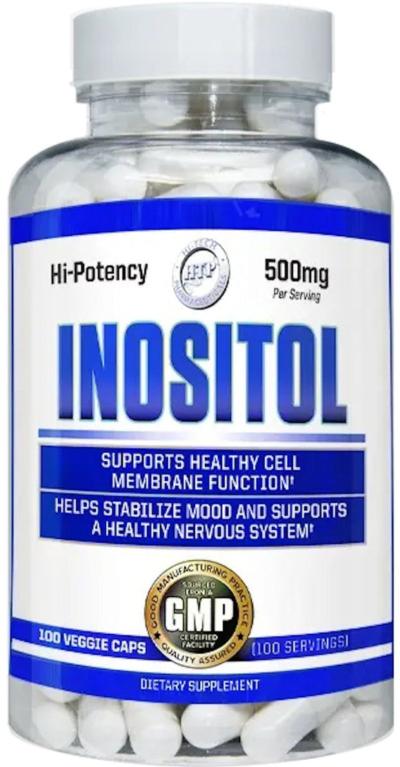 Hi-Tech Pharma Inositol 100 Veggie Capsules