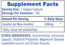 Hi-Tech Pharma Inositol 100 Veggie Capsules-2
