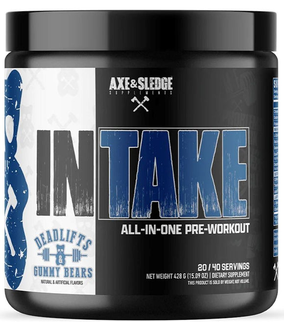 Axe & Sledge Intake All In One Pre-Workout 20/40 Servings|Lowcostvitamin.com|Pre-Workout