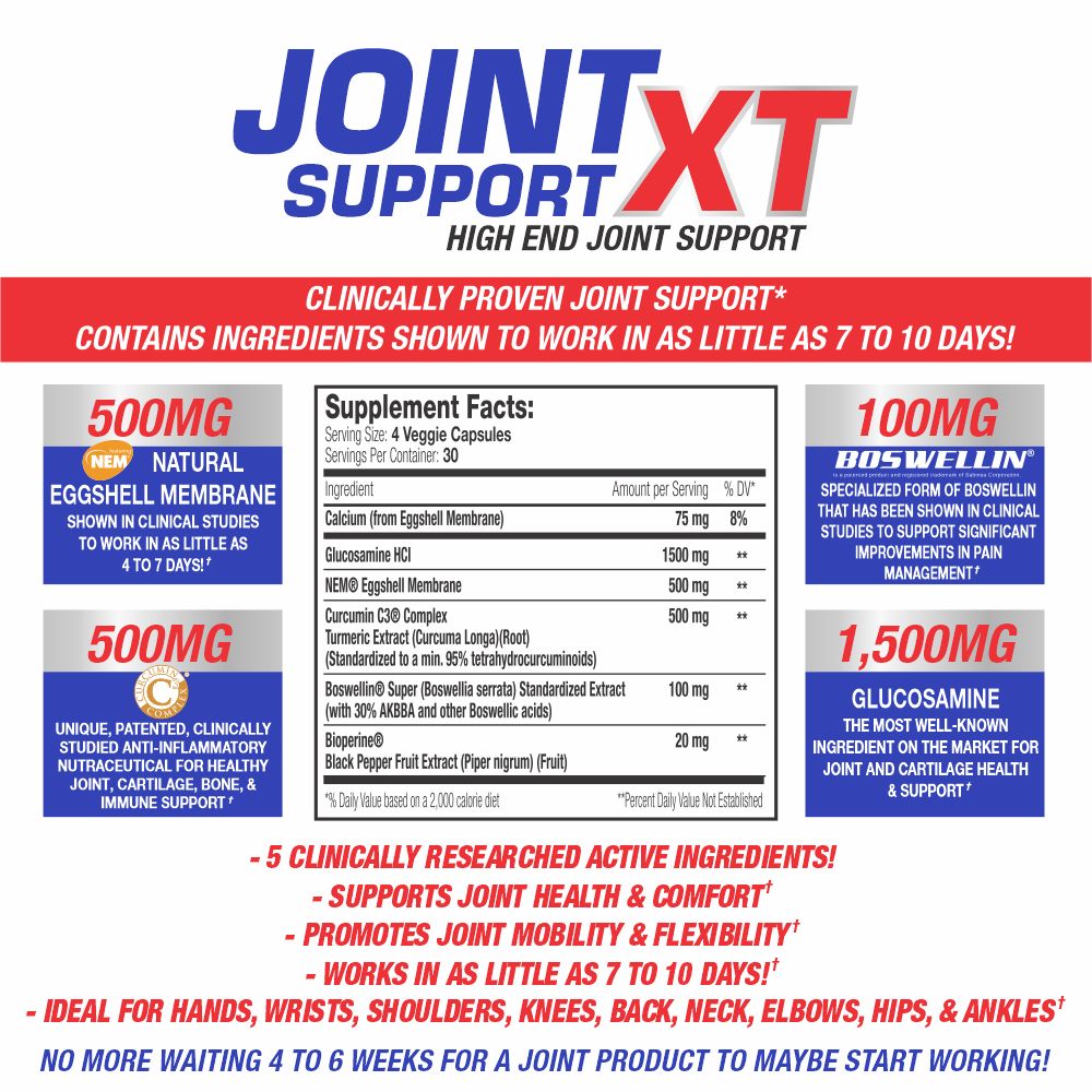 Serious Nutrition Solutions SNS Joint Support XT 120 Caps
