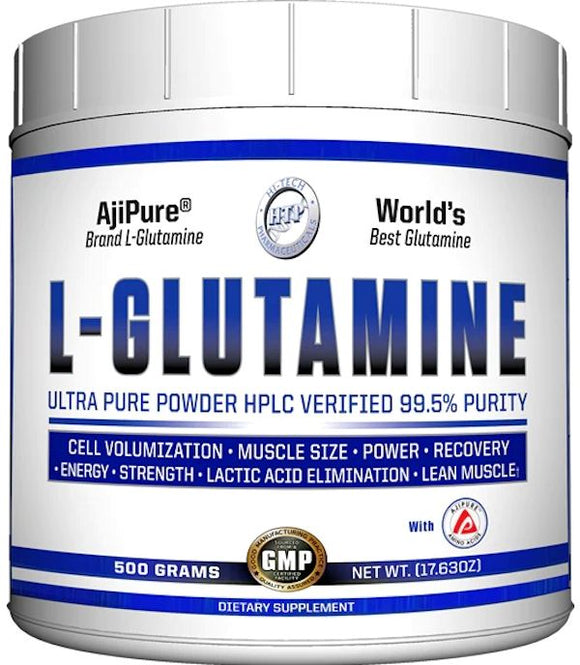 Hi-Tech Pharmaceuticals L-Glutamine Pure 100 servings|Lowcostvitamin.com|Glutamine