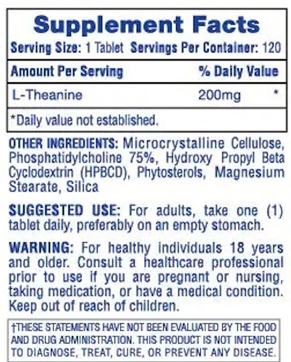 Hi-Tech Pharma L-Theanine 200mg