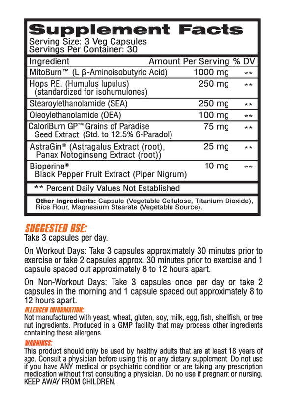 Competitive Edge Labs LipoVantage Stim-Free Fat Burner|Lowcostvitamin.com|Fat Burner