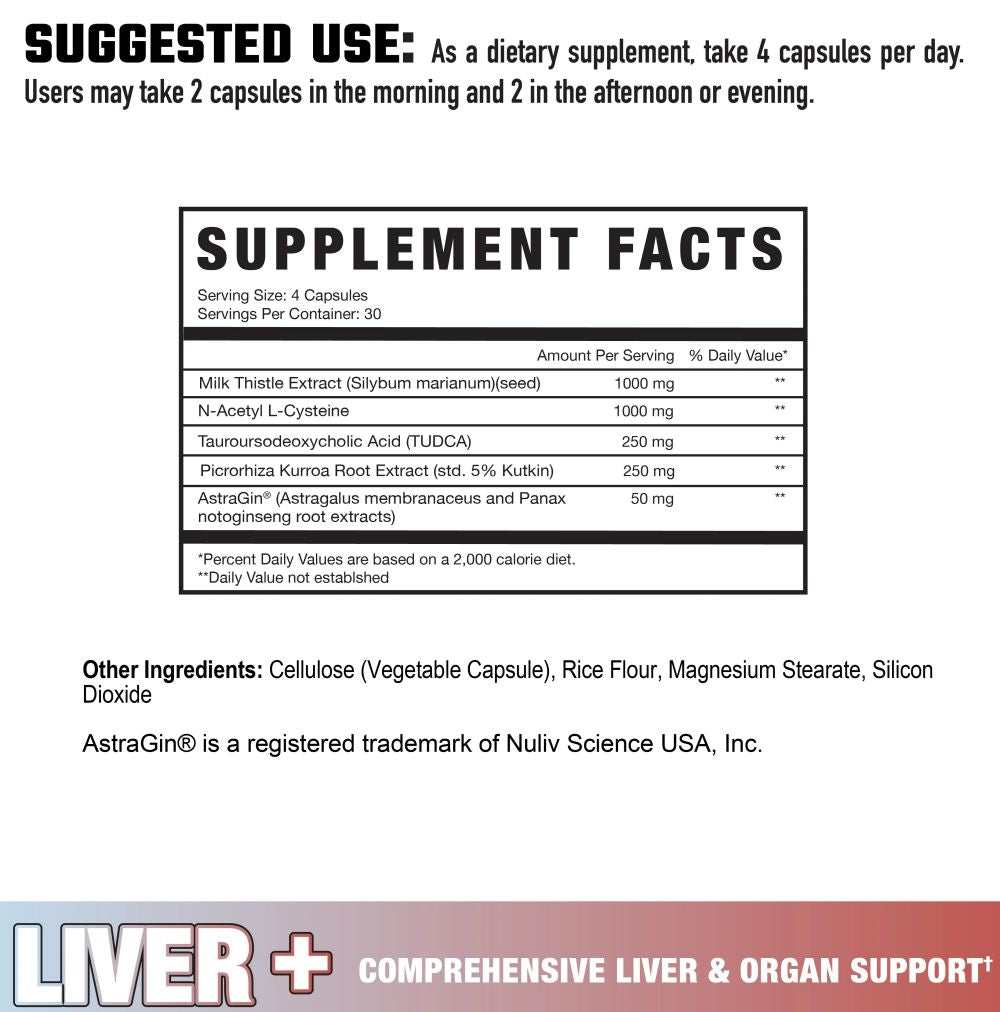 Axe & Sledge LIVER  120 Capsules|Lowcostvitamin.com