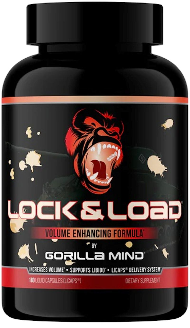 Gorilla Mind Lock and Load 180 Capsules