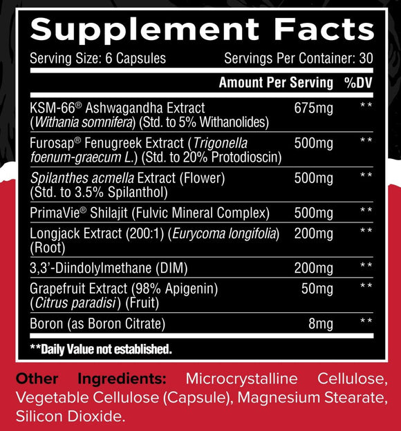 Unmatched Longevity Test 180 Caps|Lowcostvitamin.com|Test Booster