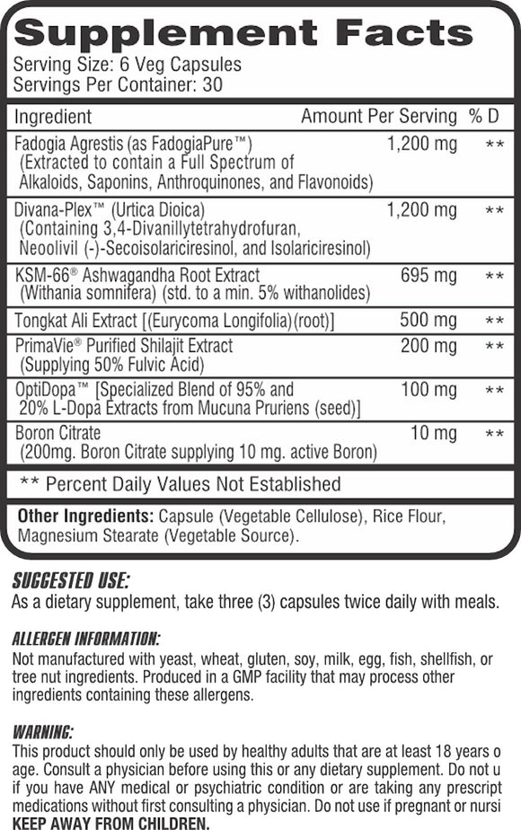 Competitive Edge Labs M-Test Hardcore 180 Caps|Lowcostvitamin.com|Test Booster