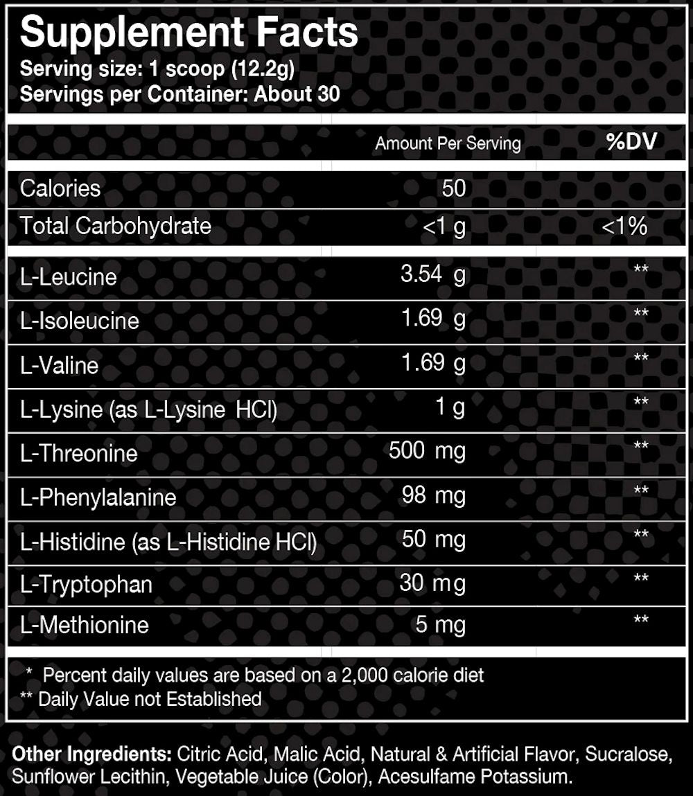 MusclePharm EAA Recovery + BCAA 30 fact