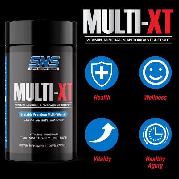 SNS Serious Nutrition Solutions Multi XT 120 Veg Capsules|Lowcostvitamin.com|Multi Vitamin