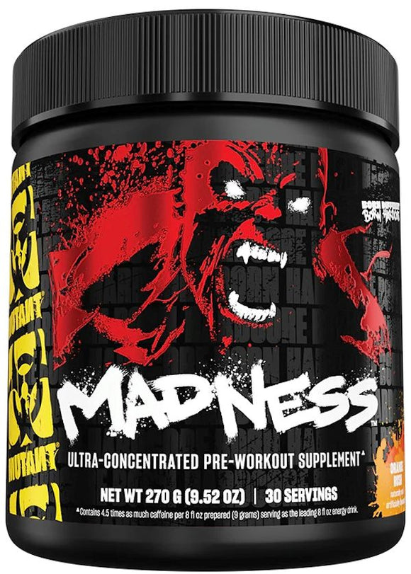 Mutant Madness Pre Workout Blue Raspberry|Lowcostvitamin.com|Pre-Workout