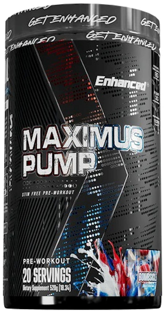 Enhanced Labs Maximus Pump - Stim-Free Pre-Workout|Lowcostvitamin.com|pre workout