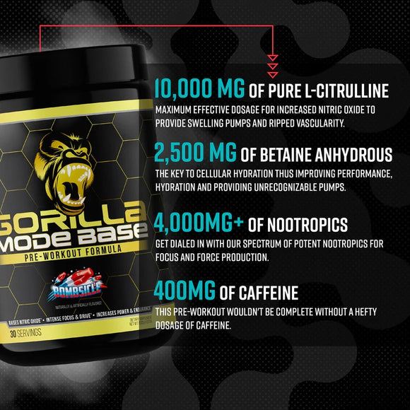 Gorilla Mind Gorilla Mode Base|Lowcostvitamin.com|Pre-Workout