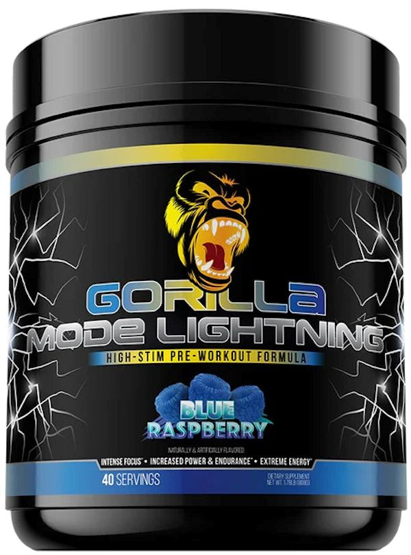 Gorilla Mind Mode Lightning Pre Workout beery