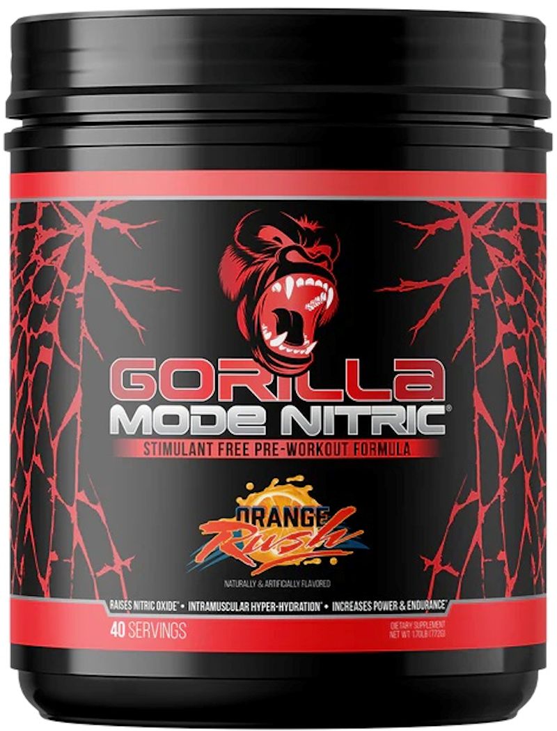 Gorilla Mind Gorilla Mode Nitric 40 Servings|Lowcostvitamin.com|Pre-Workout