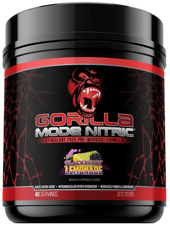 Gorilla Mind Gorilla Mode Nitric 40 Servings|Lowcostvitamin.com|Pre-Workout
