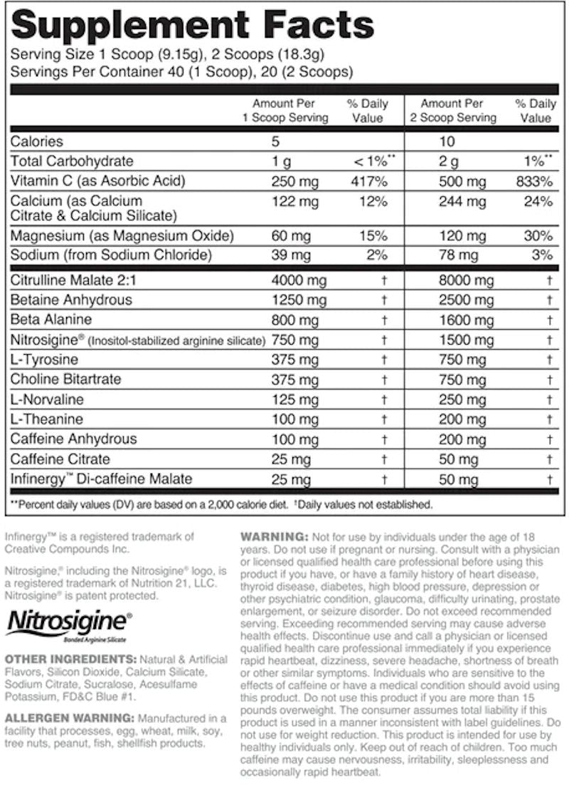 Nutrithority Gaint's Brew Intense Pre-Workout|Lowcostvitamin.com