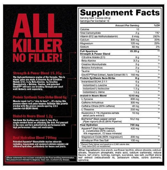 Mutant Madness All-In Pre Workout