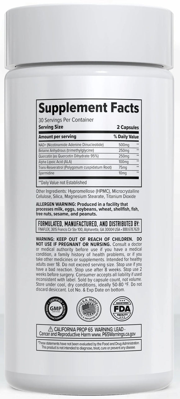 Finaflex NAD+ 60 Capsules