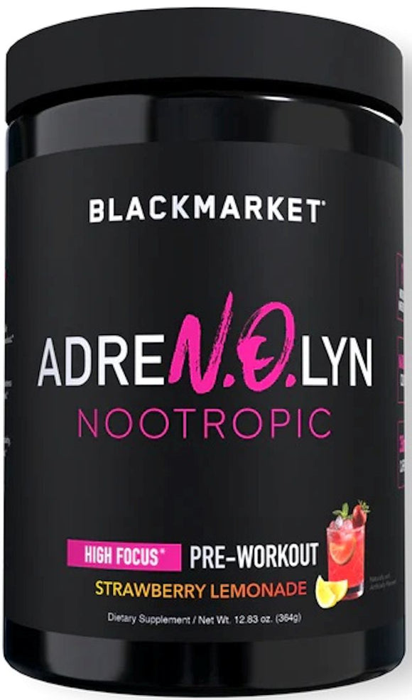 BlackMarket Labs Adrenolyn Nootropic 25 servings|Lowcostvitamin.com|pre workout