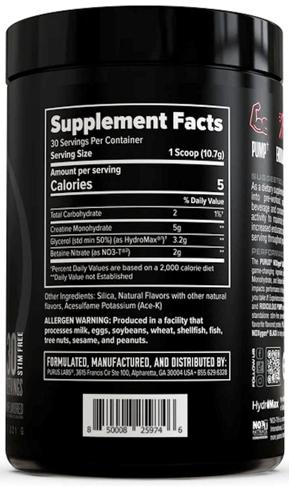 Purus Labs NOXygen Black|Lowcostvitamin.com|Pre-Workout