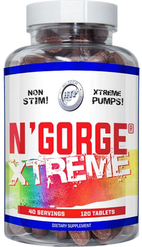 Hi-Tech Pharmaceuticals N'Gorge Xtreme 120 Tablets|Lowcostvitamin.com|Muscle Pumps