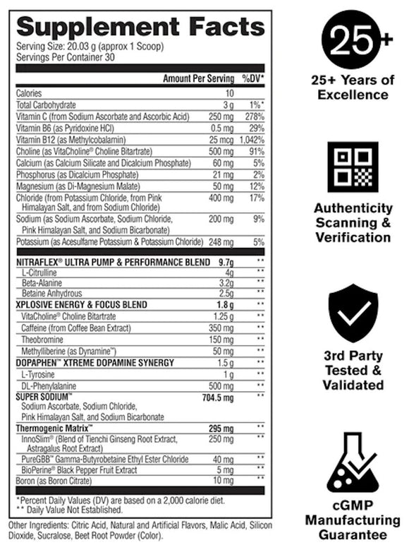 Gat Sport Nitraflex Burn New Enhanced Formula