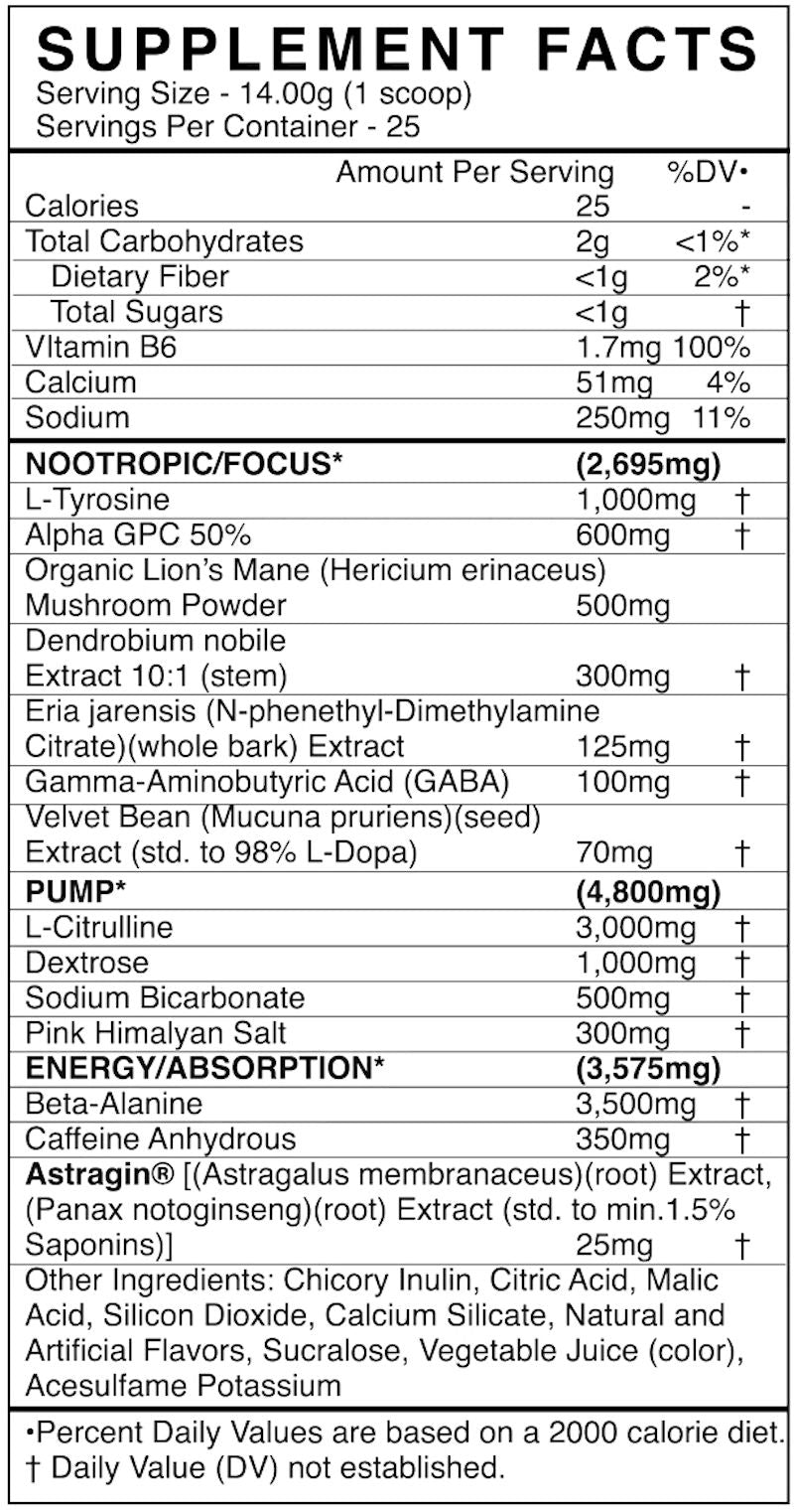 BlackMarket Labs Adrenolyn Nootropic 25 servings|Lowcostvitamin.com