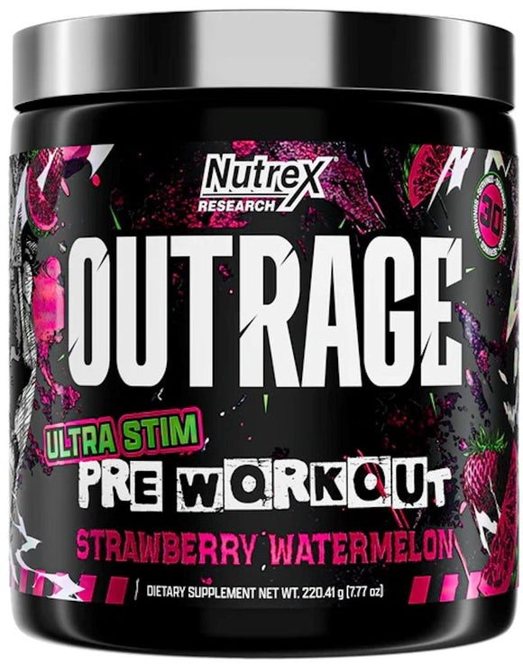 Nutrex OUTRAGE | Ultra Stim Pre-Workout|Lowcostvitamin.com|Pre-Workout