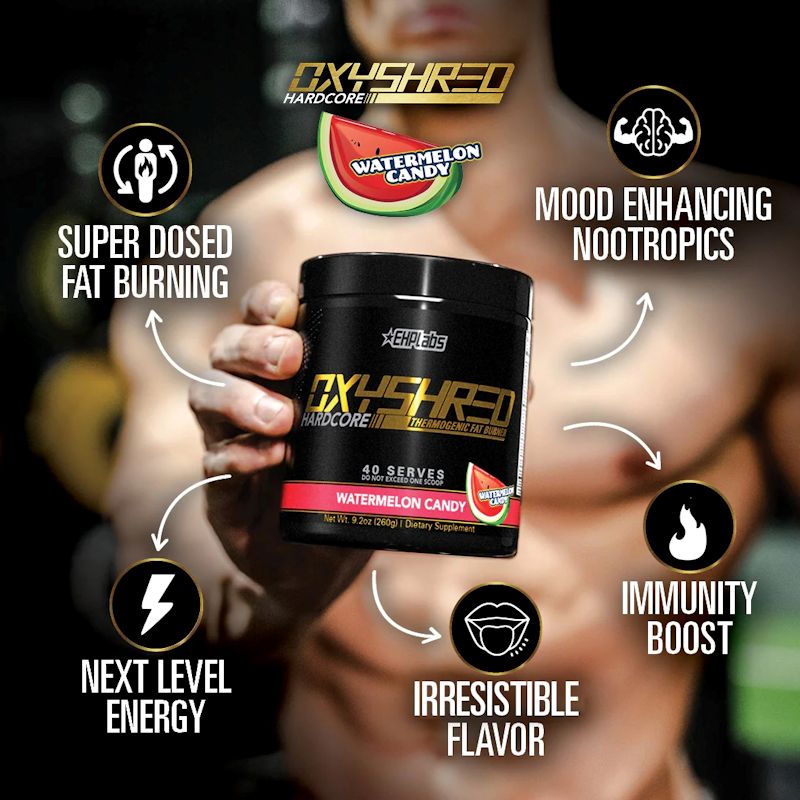 EHPLabs OxyShred Hardcore pre-workout banner