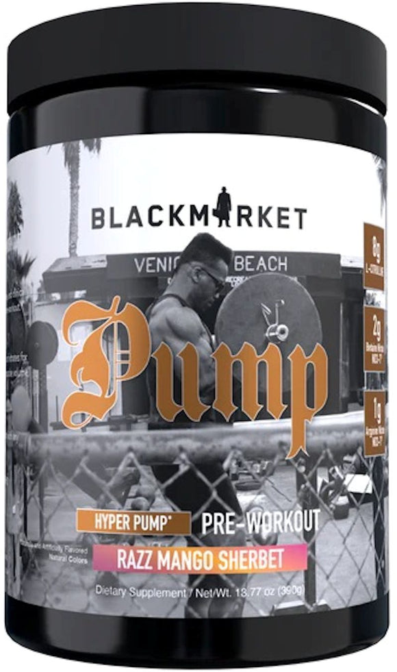 BlackMarket Labs PUMP Pre-Workout|Lowcostvitamin.com|Lean Muscle