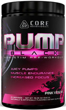Core Nutritionals Pump Black Stim-Free Pre-Workout|Lowcostvitamin.com|Pre-Workout