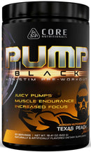 Core Nutritionals Pump Black Stim-Free Pre-Workout|Lowcostvitamin.com|Pre-Workout