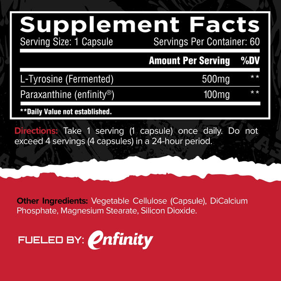 Unmatched Supps Paraxanthine 60 Capsules|Lowcostvitamin.com|Pre-Workout