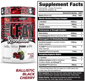 MuscleSport PreLean Revolution, Thermogenic, Pre-Workout|Lowcostvitamin.com|Pre-Workout