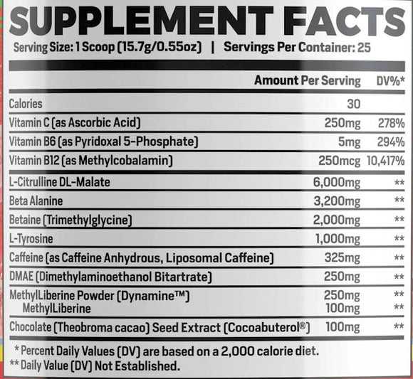 Phase 1 Nutrition PRE PHASE|Lowcostvitamin.com|Pre-Workout
