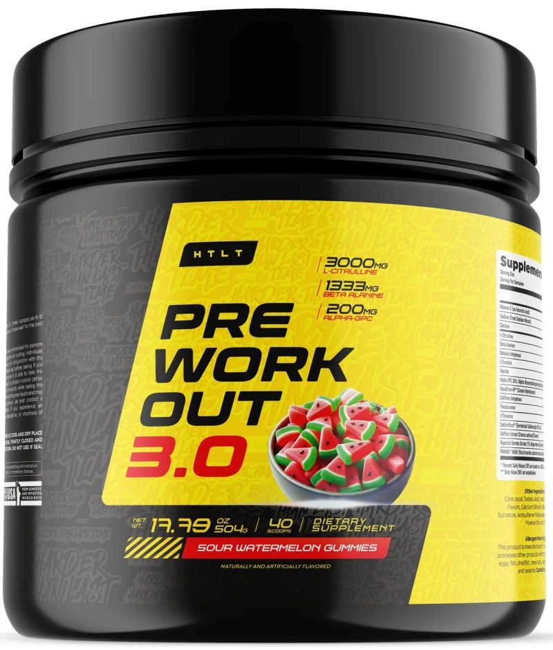 HTLT Supps Pre-Workout Sour Watermelon|Lowcostvitamin.com|Pre-Workout