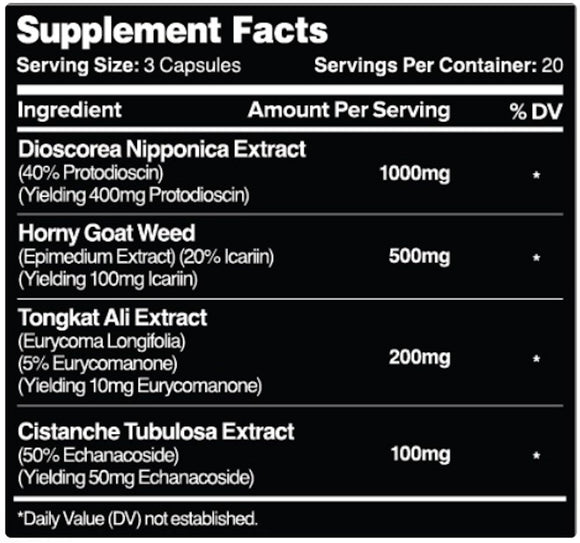 Leviathan Nutrition Primal Support Male Vitality|Lowcostvitamin.com|Test Booster