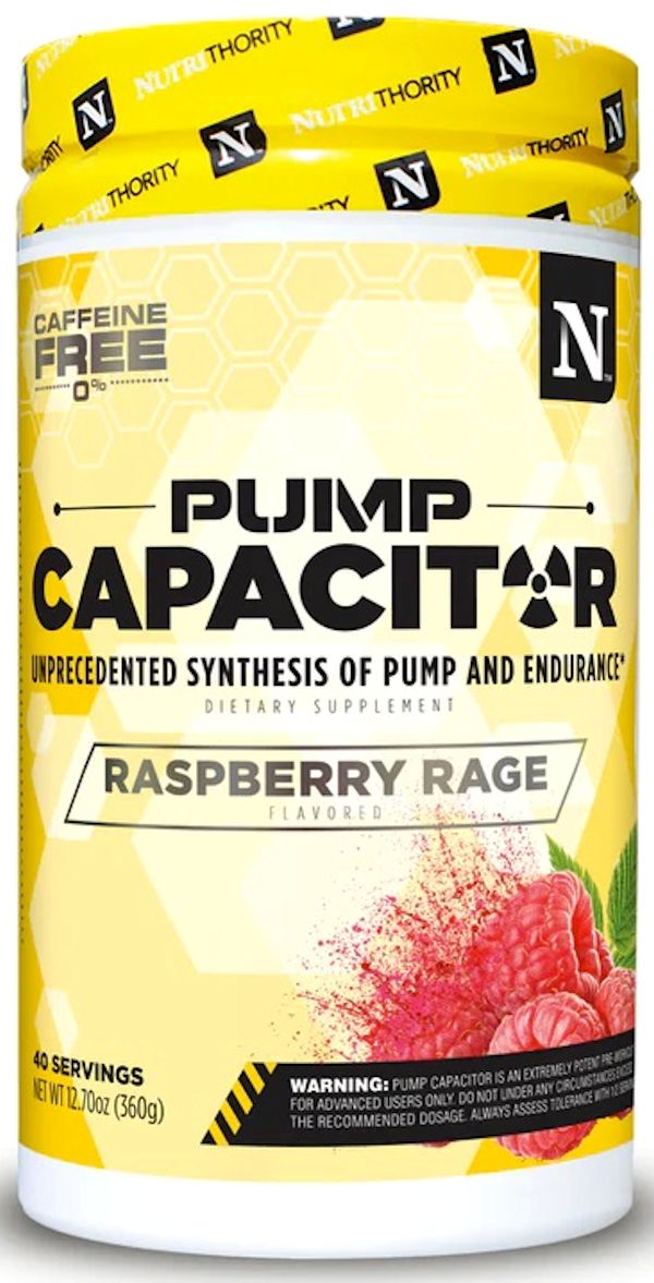 Nutrithority Pump Capacitor Non-Stim Sugar-Free 40 servingsLowcostvitamin.com