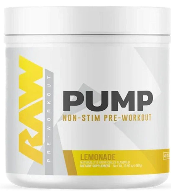 RAW Nutrition Pump Non Stim Pre-Workout Watermelon Grape (Copy)|Lowcostvitamin.com|Pre-Workout
