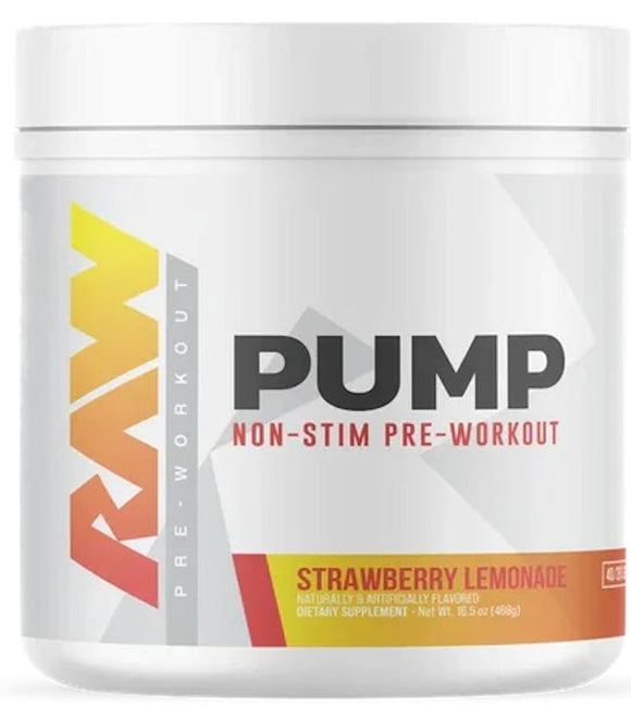 RAW Nutrition Pump Non Stim Pre-Workout Watermelon Grape (Copy)|Lowcostvitamin.com|Pre-Workout