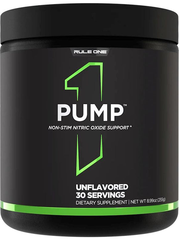 Rule One Pump Stim-Free Nitric Oxide Support 30 Servings|Lowcostvitamin.com|Muscle Pumps