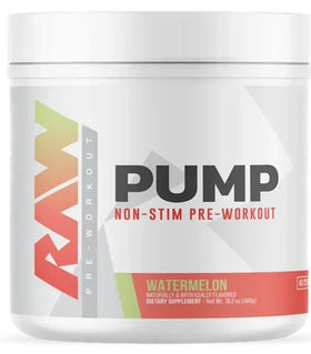 RAW Nutrition Pump Non Stim Pre-Workout Watermelon Grape (Copy)|Lowcostvitamin.com|Pre-Workout