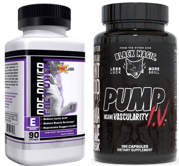 Black Magic Pump IV Pre Workout, FREE Pre-Power