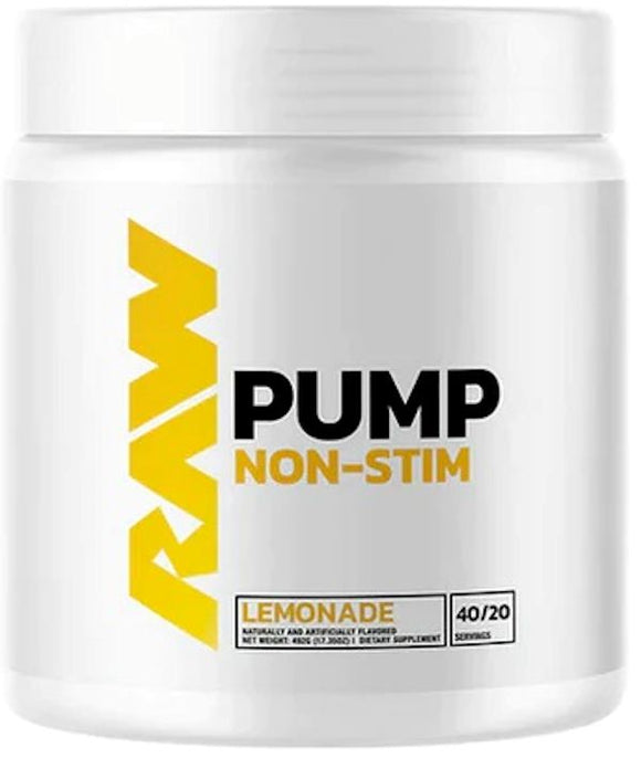 RAW Nutrition Pump Non Stim Pre-Workout|Lowcostvitamin.com|Pre-Workout