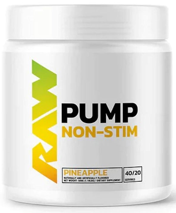 RAW Nutrition Pump Non Stim Pre-Workout|Lowcostvitamin.com|Pre-Workout