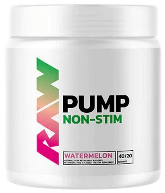 RAW Nutrition Pump Non Stim Pre-Workout|Lowcostvitamin.com|Pre-Workout